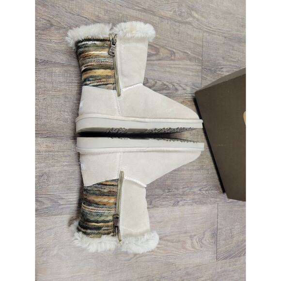 Lamo Water and Stain Resistant Suede Boots Willow Dove Size 6 Gray - Picture 8 of 9